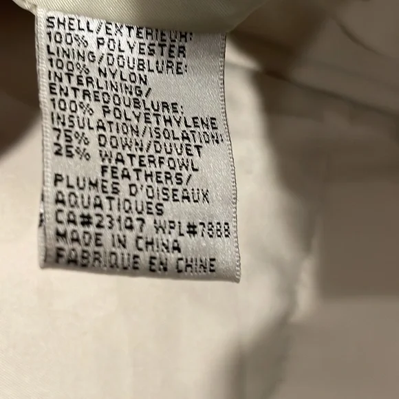 Talbots puffer jacket coat Large. 3 - Picture 6 of 7